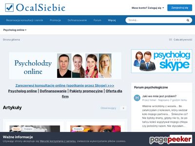 Psycholog online i psychoterapia przez Internet