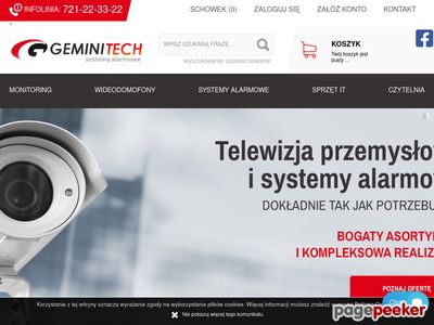 Dystrybucja systemów alarmowych Świnoujście - geminitech.pl