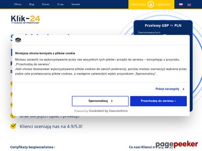 Przelewy z UK do Polski – Klik-24