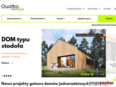 Projekt domu bez garażu - quattrodomy.pl
