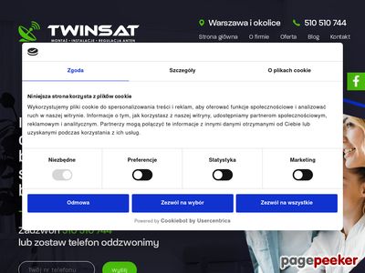 TWINSAT montaż anten Warszawa