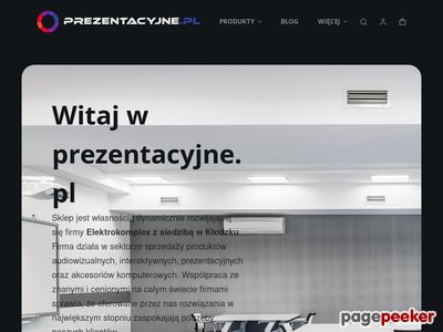 prezentacyjne.pl - wyposażenie szkół i biur